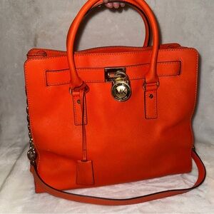 Michael Kors Bright Orange Satchel